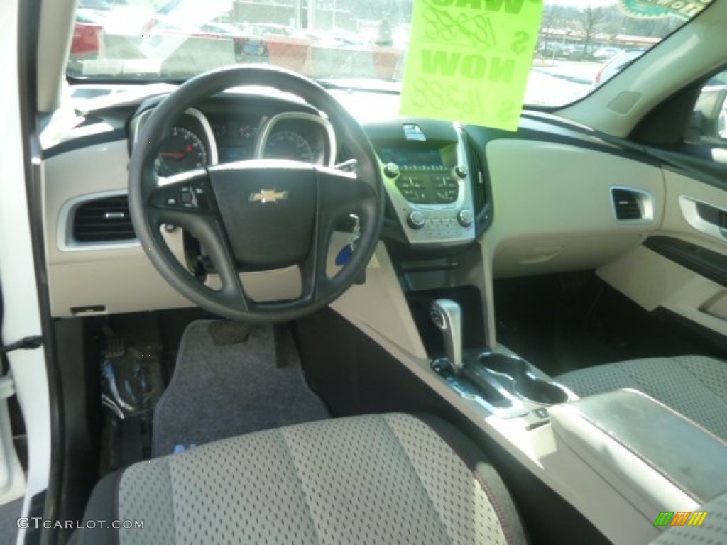 Jet Black/Light Titanium Interior 2010 Chevrolet Equinox LS Photo #77085419