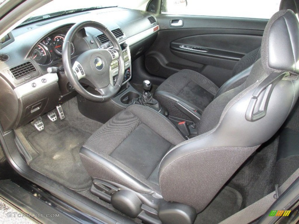 Ebony Interior 2010 Chevrolet Cobalt SS Coupe Photo #77085643