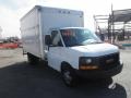 White - Savana Cutaway 3500 Commercial Moving Truck Photo No. 2