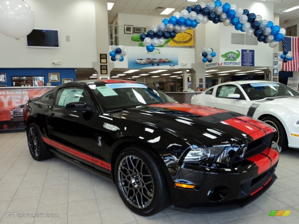 2013 Black Ford Mustang Shelby Gt500 Svt Performance Package
