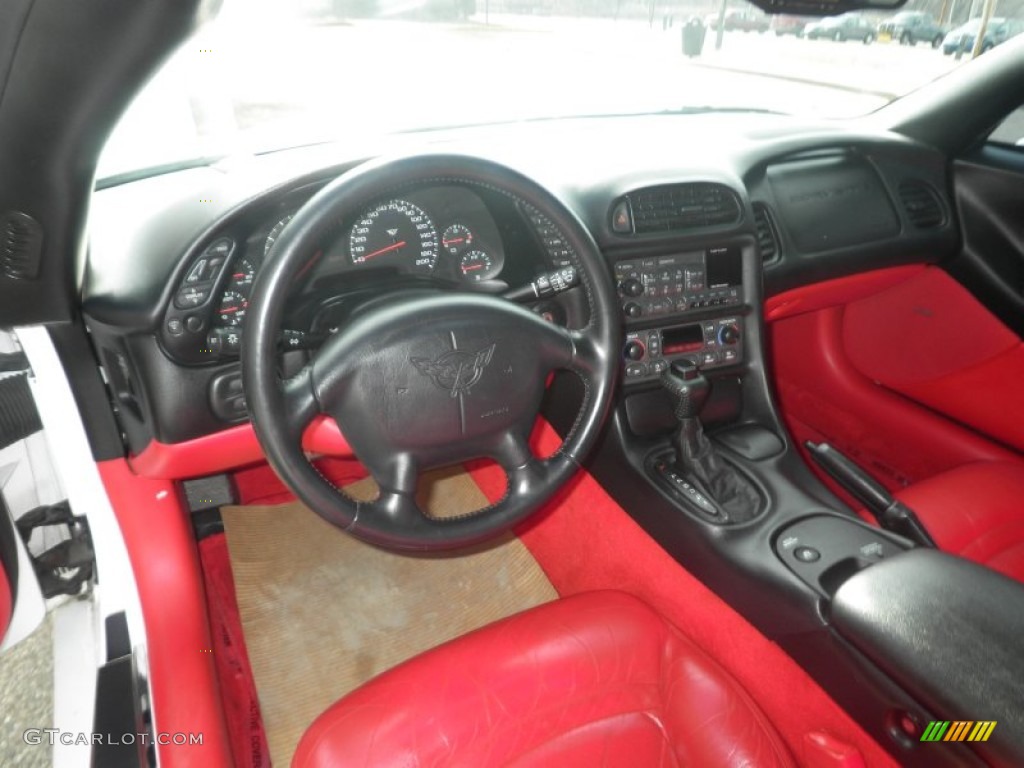 Torch Red Interior 2000 Chevrolet Corvette Coupe Photo #77086289