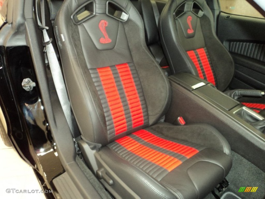2013 Ford Mustang Shelby GT500 SVT Performance Package Coupe Front Seat Photo #77086484