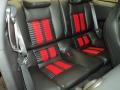 2013 Ford Mustang Shelby Charcoal Black/Red Accent Recaro Sport Seats Interior Rear Seat Photo
