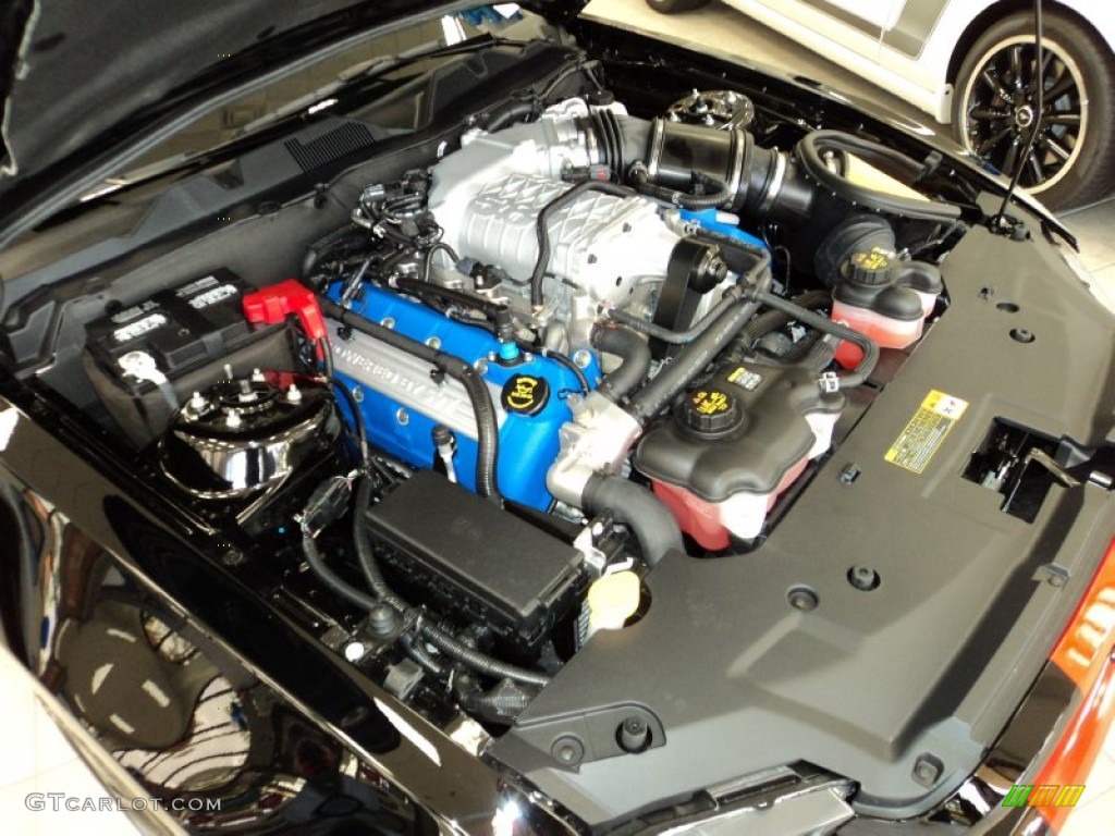 2013 Ford Mustang Shelby GT500 SVT Performance Package Coupe 5.8 Liter Supercharged DOHC 32-Valve Ti-VCT V8 Engine Photo #77086684