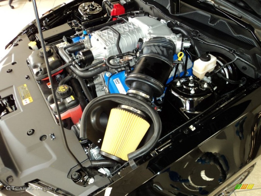 2013 Ford Mustang Shelby GT500 SVT Performance Package Coupe 5.8 Liter Supercharged DOHC 32-Valve Ti-VCT V8 Engine Photo #77086733