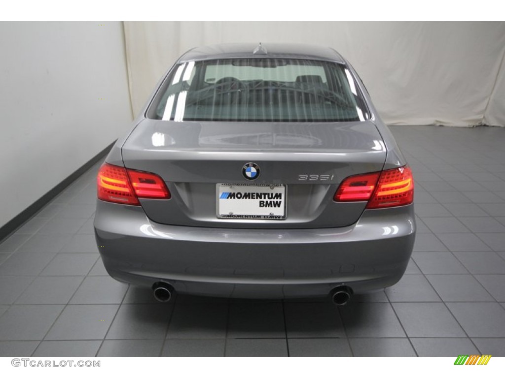 2011 3 Series 335i Coupe - Space Gray Metallic / Black photo #12