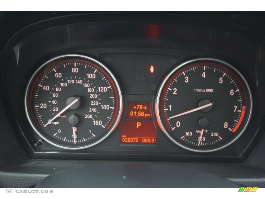 2011 3 Series 335i Coupe - Space Gray Metallic / Black photo #40