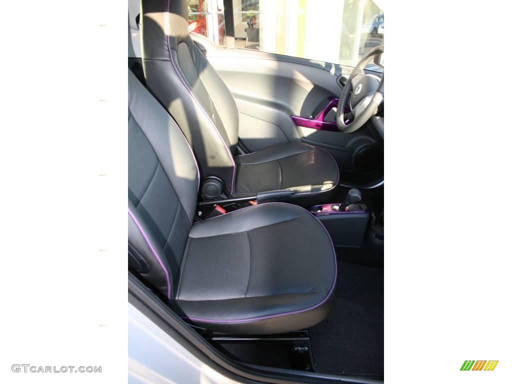 2008 fortwo passion coupe - Purple Metallic / Design Black photo #4
