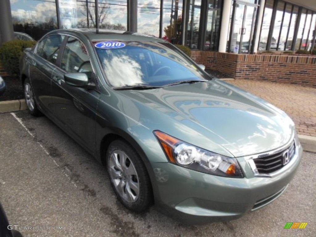 Mystic Green Metallic 2010 Honda Accord EX-L Sedan Exterior Photo #77087462