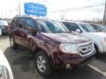 2009 Dark Cherry Pearl Honda Pilot EX 4WD  photo #1