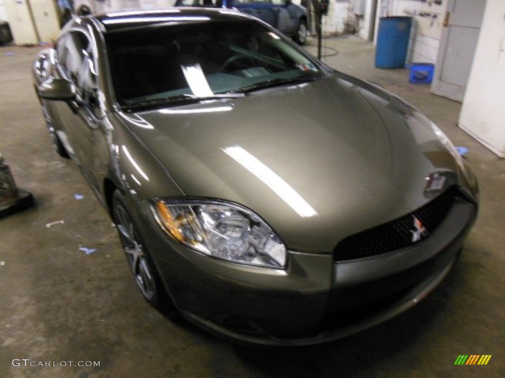 2012 Eclipse GS Coupe - Carbon Pearl / Dark Charcoal photo #1