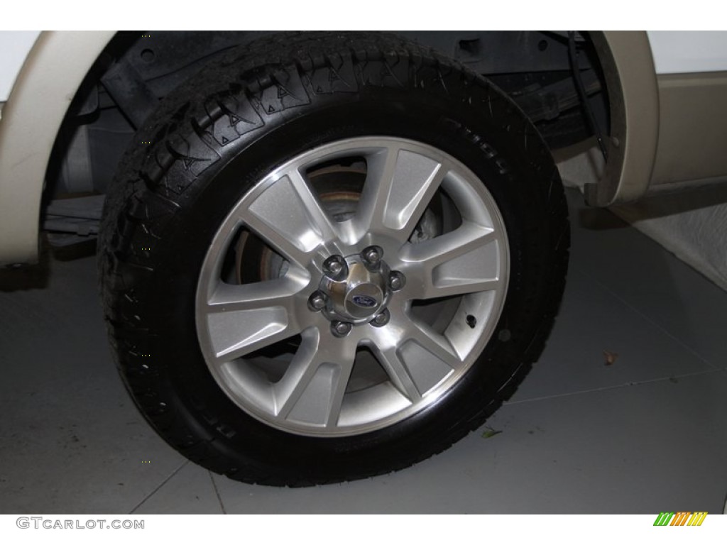 2010 F150 Lariat SuperCrew - Oxford White / Tan photo #7