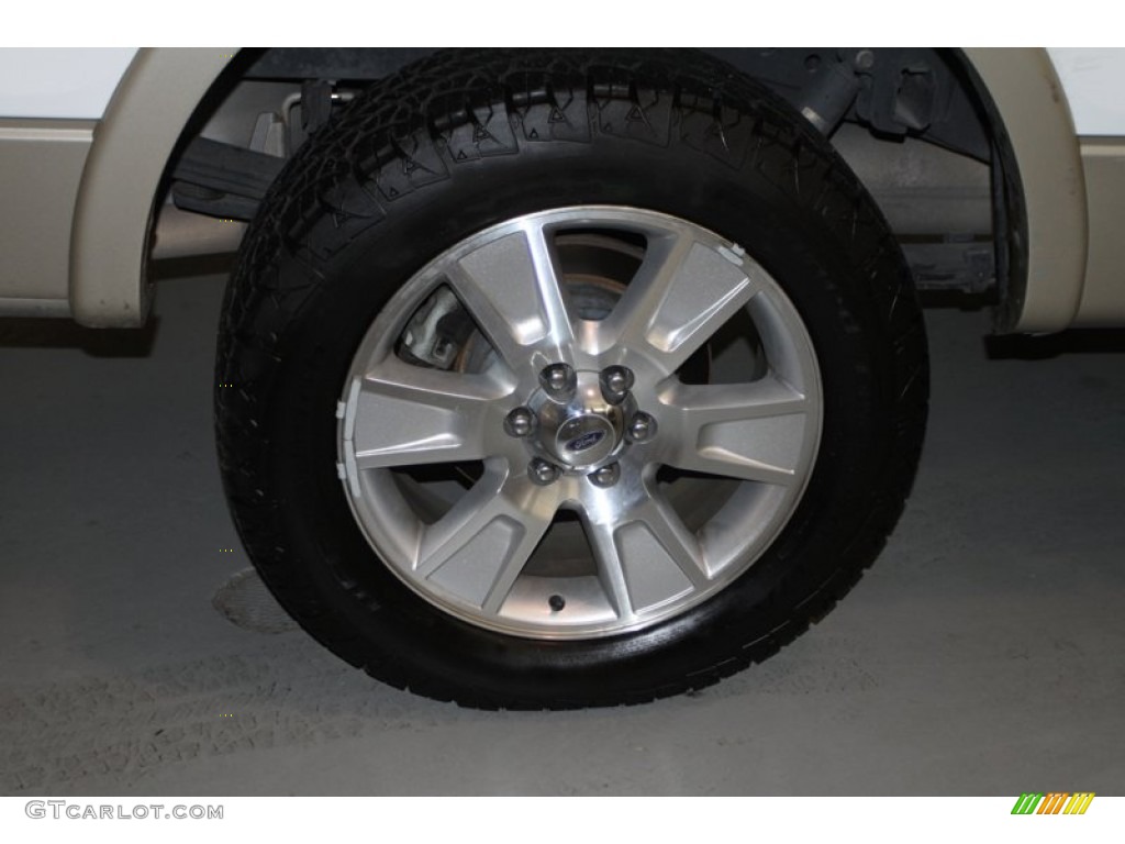 2010 F150 Lariat SuperCrew - Oxford White / Tan photo #11