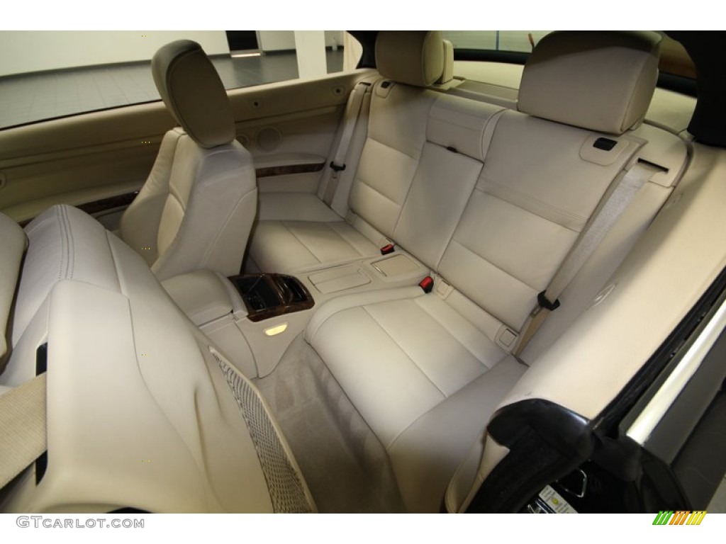 Cream Beige Interior 2008 BMW 3 Series 335i Convertible Photo #77088681