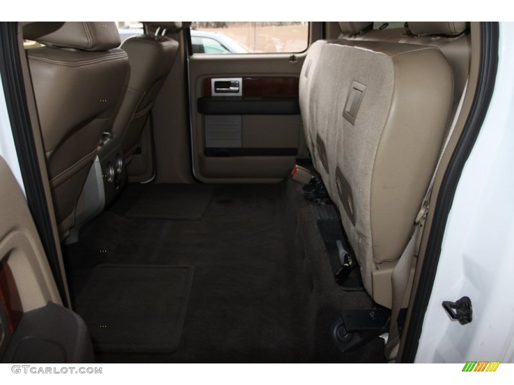 2010 F150 Lariat SuperCrew - Oxford White / Tan photo #45