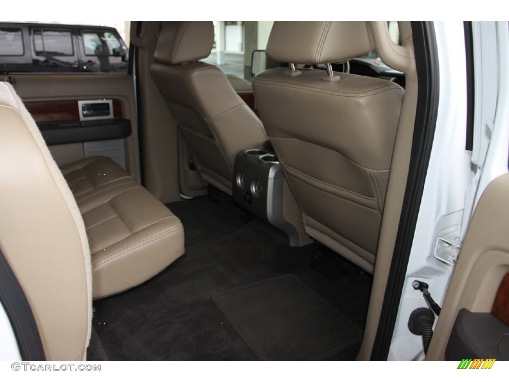 2010 F150 Lariat SuperCrew - Oxford White / Tan photo #52