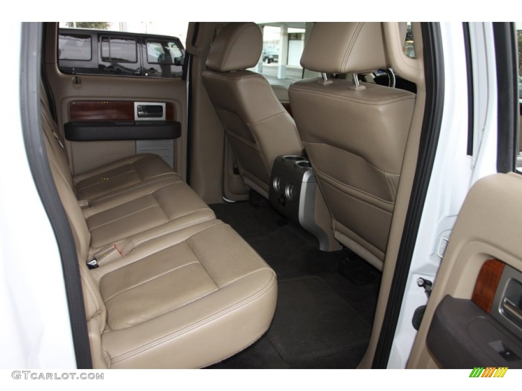 2010 F150 Lariat SuperCrew - Oxford White / Tan photo #53