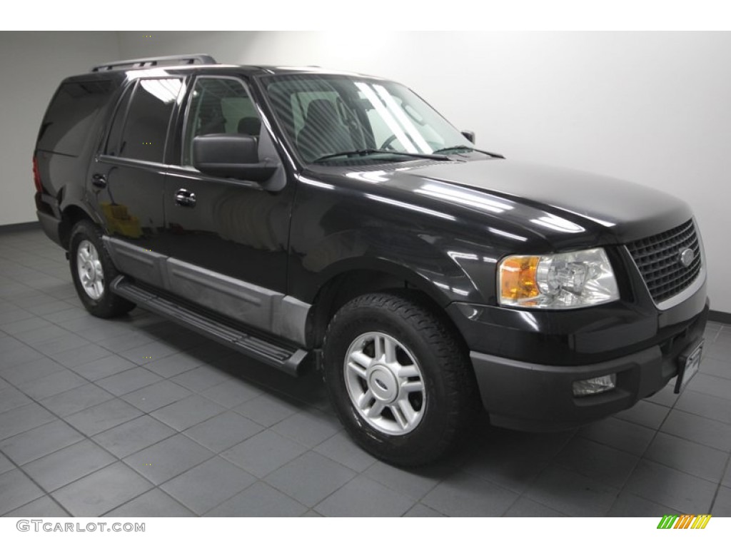 2006 Expedition XLT - Black / Medium Flint Grey photo #9