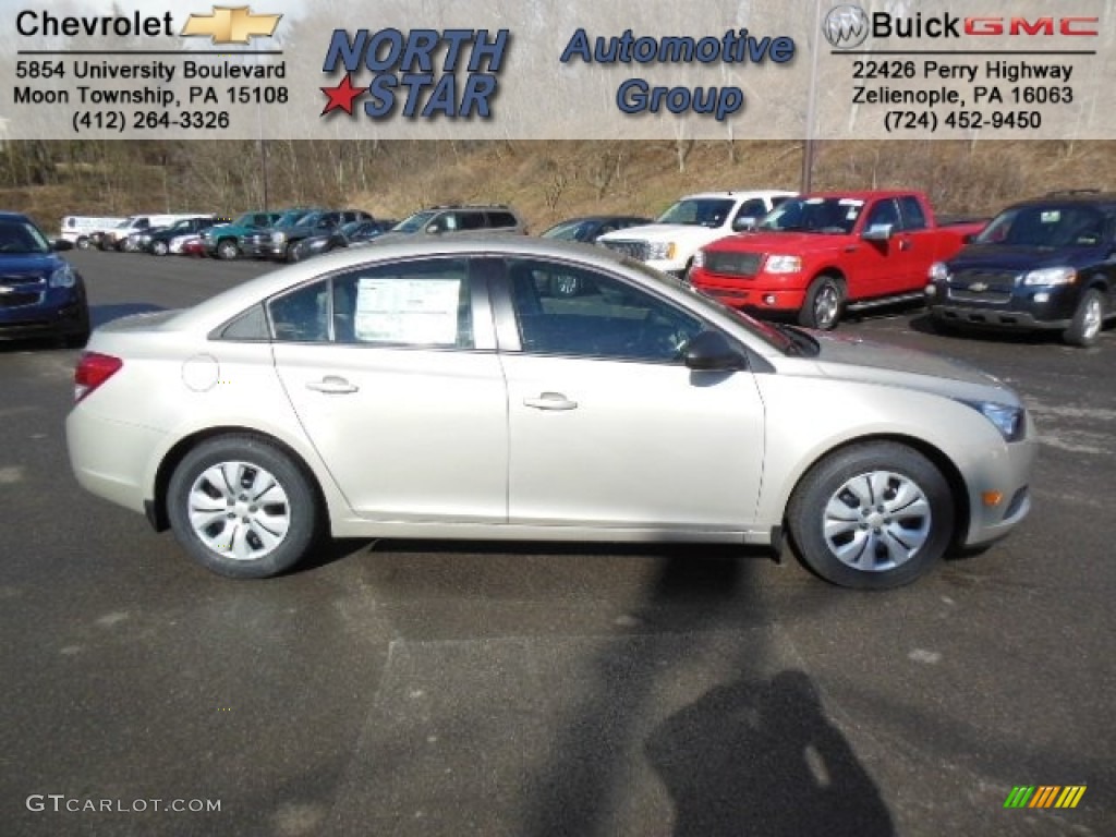 2013 Cruze LS - Champagne Silver Metallic / Jet Black/Medium Titanium photo #1