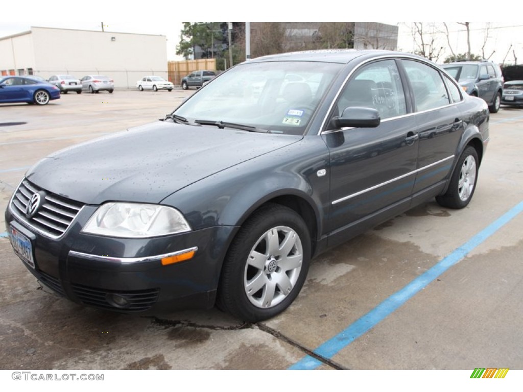 Blue Anthracite Pearl 2003 Volkswagen Passat GLX Sedan Exterior Photo #77091152
