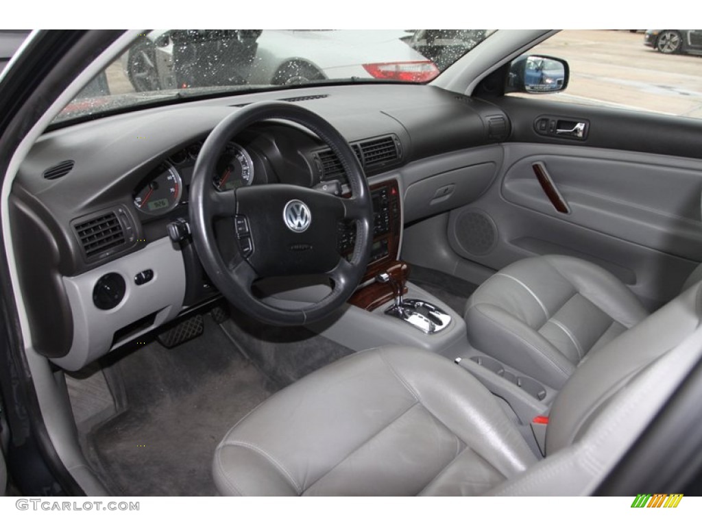 2003 Passat GLX Sedan - Blue Anthracite Pearl / Black photo #8
