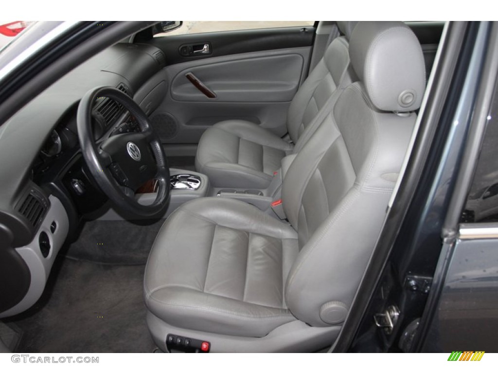 2003 Passat GLX Sedan - Blue Anthracite Pearl / Black photo #9