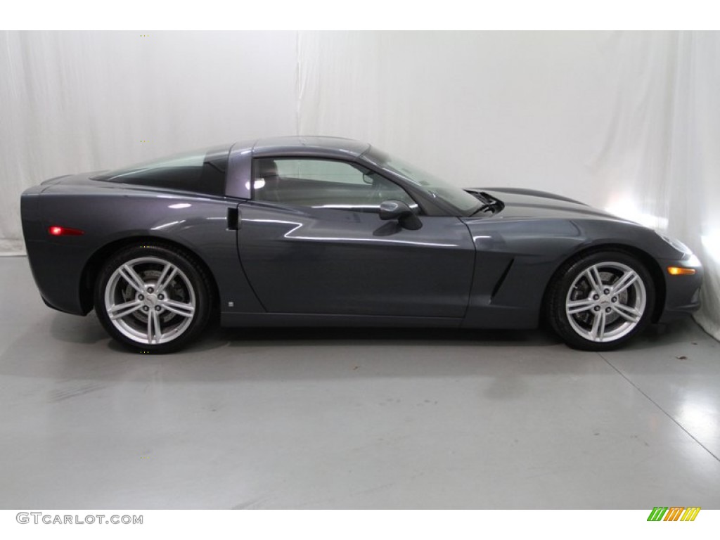 Cyber Gray Metallic 2009 Chevrolet Corvette Coupe Exterior Photo #77092151