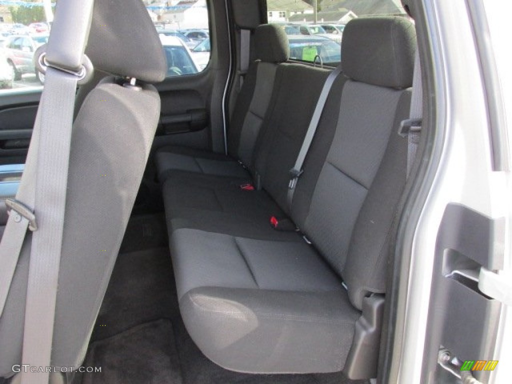 2010 GMC Sierra 1500 SLE Extended Cab 4x4 Rear Seat Photo #77092164