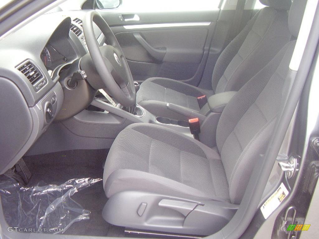 2009 Jetta S Sedan - Platinum Gray Metallic / Art Grey photo #6