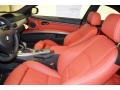 Coral Red/Black Front Seat Photo for 2013 BMW 3 Series #77093675