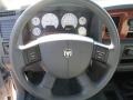 Medium Slate Gray 2006 Dodge Ram 3500 SLT Quad Cab Steering Wheel