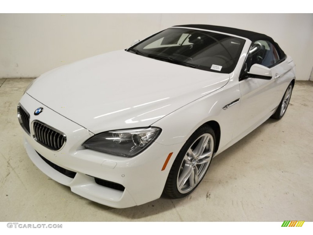 2013 6 Series 640i Convertible - Alpine White / Black photo #5