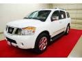 2012 Blizzard White Nissan Armada Platinum  photo #3