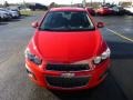 2013 Victory Red Chevrolet Sonic LT Hatch  photo #2