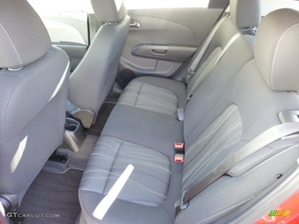 Jet Black/Dark Titanium Interior 2013 Chevrolet Sonic LT Hatch Photo #77096348