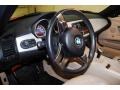 2007 BMW Z4 Beige Interior Steering Wheel Photo