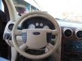 2006 Ford Freestyle Pebble Beige Interior Steering Wheel Photo