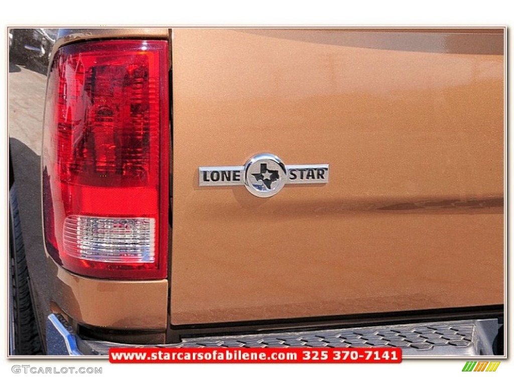 2011 Ram 1500 Lone Star Quad Cab - Saddle Brown Pearl / Light Pebble Beige/Bark Brown photo #4