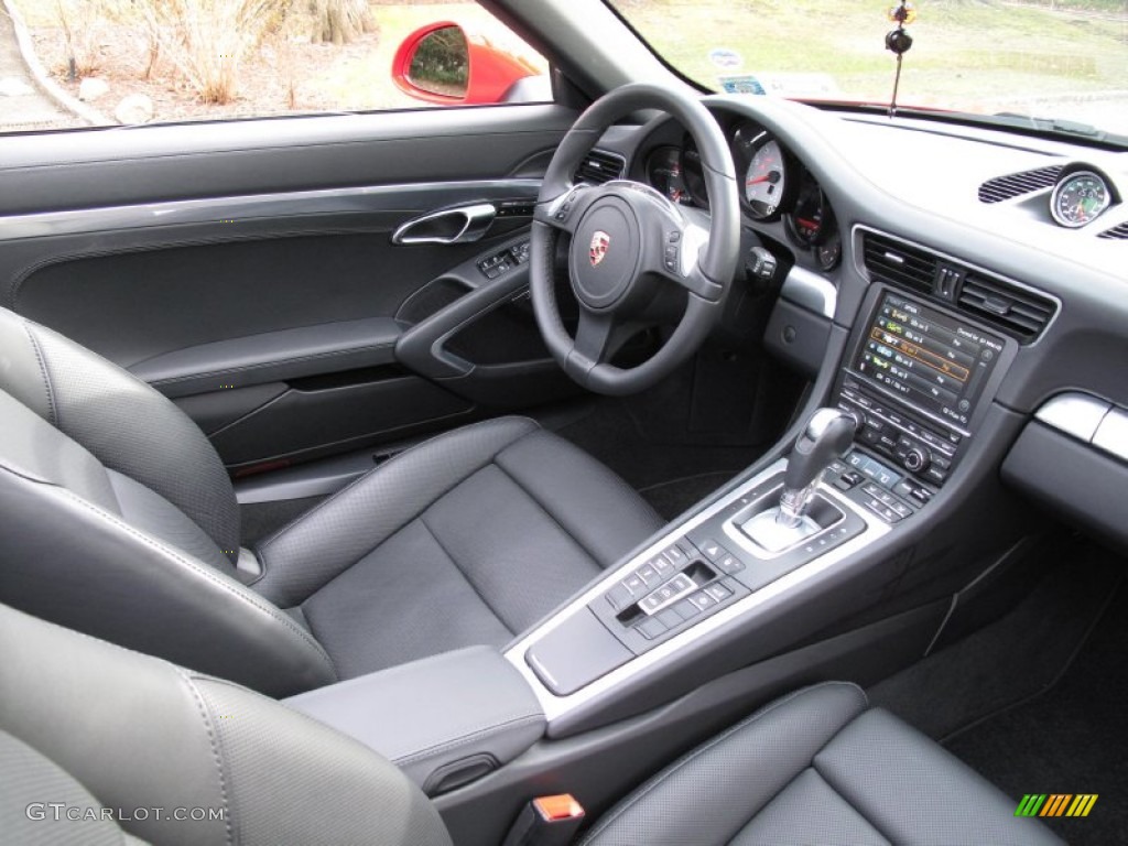 2012 Porsche New 911 Carrera S Coupe Black Dashboard Photo #77098451