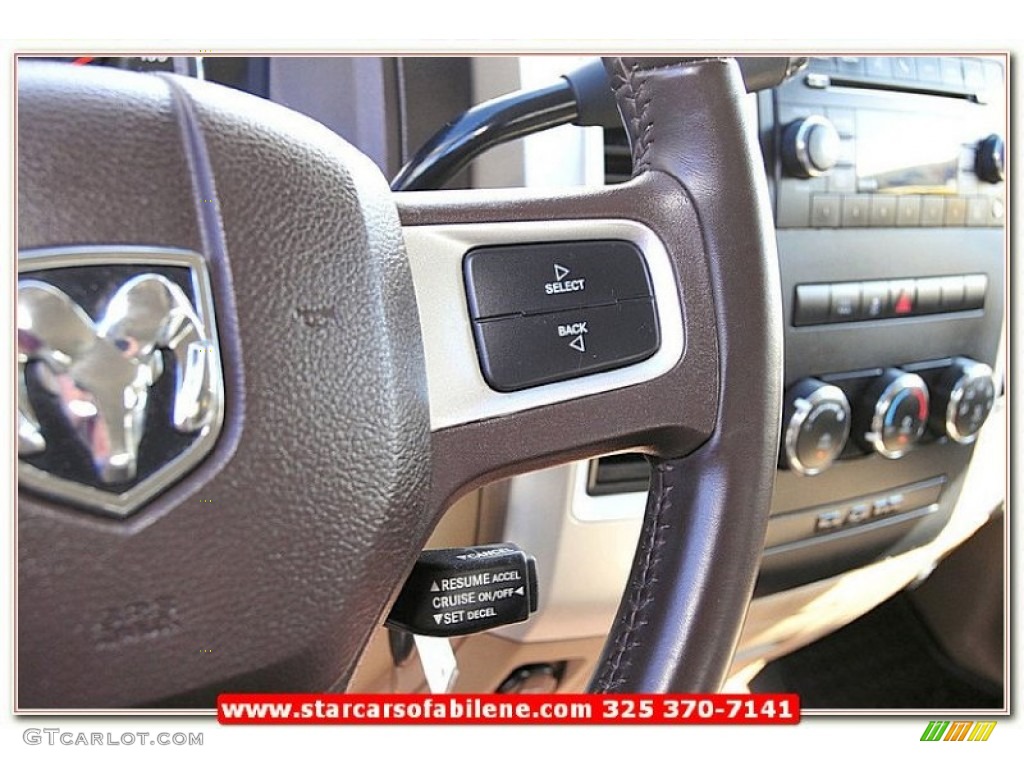 2011 Ram 1500 Lone Star Quad Cab - Saddle Brown Pearl / Light Pebble Beige/Bark Brown photo #17