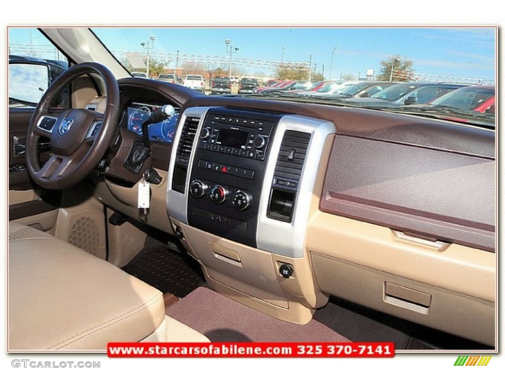 2011 Ram 1500 Lone Star Quad Cab - Saddle Brown Pearl / Light Pebble Beige/Bark Brown photo #28