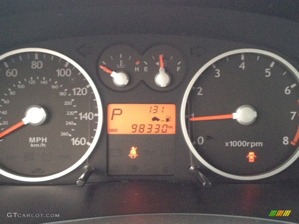 2006 Hyundai Tiburon GT Gauges Photos