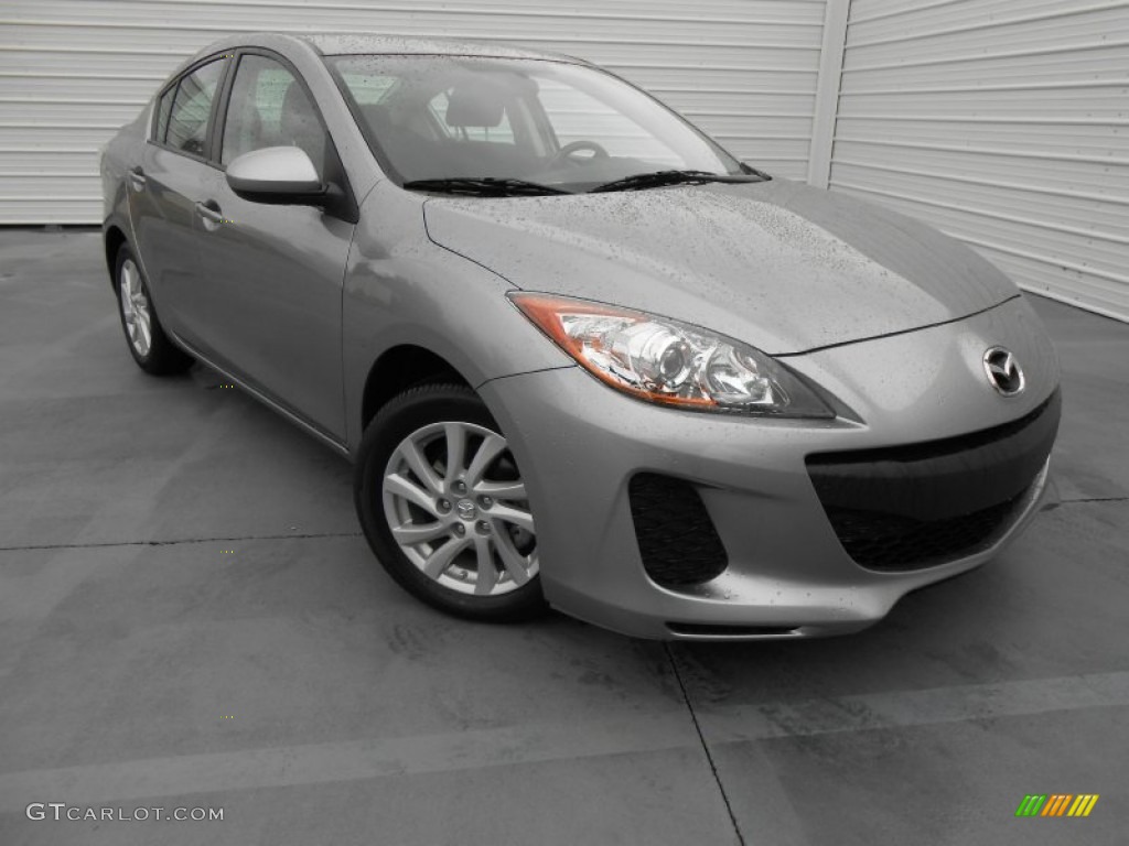 Liquid Silver Metallic 2012 Mazda MAZDA3 i Touring 4 Door Exterior Photo #77099492