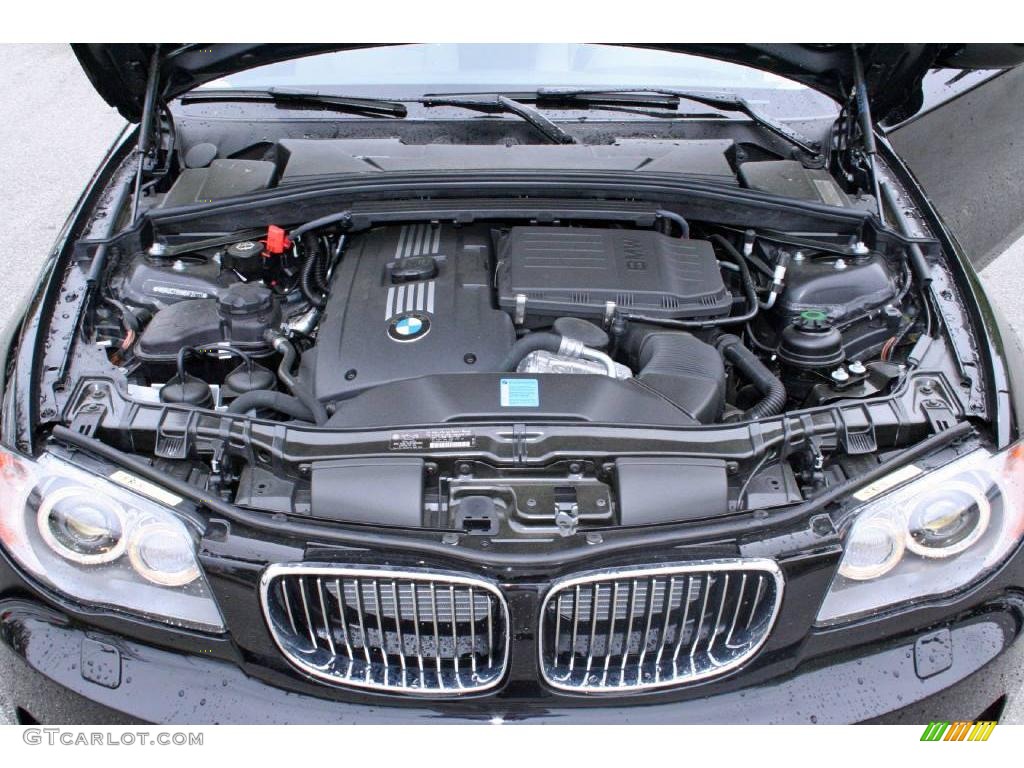 2008 1 Series 135i Coupe - Jet Black / Taupe photo #10