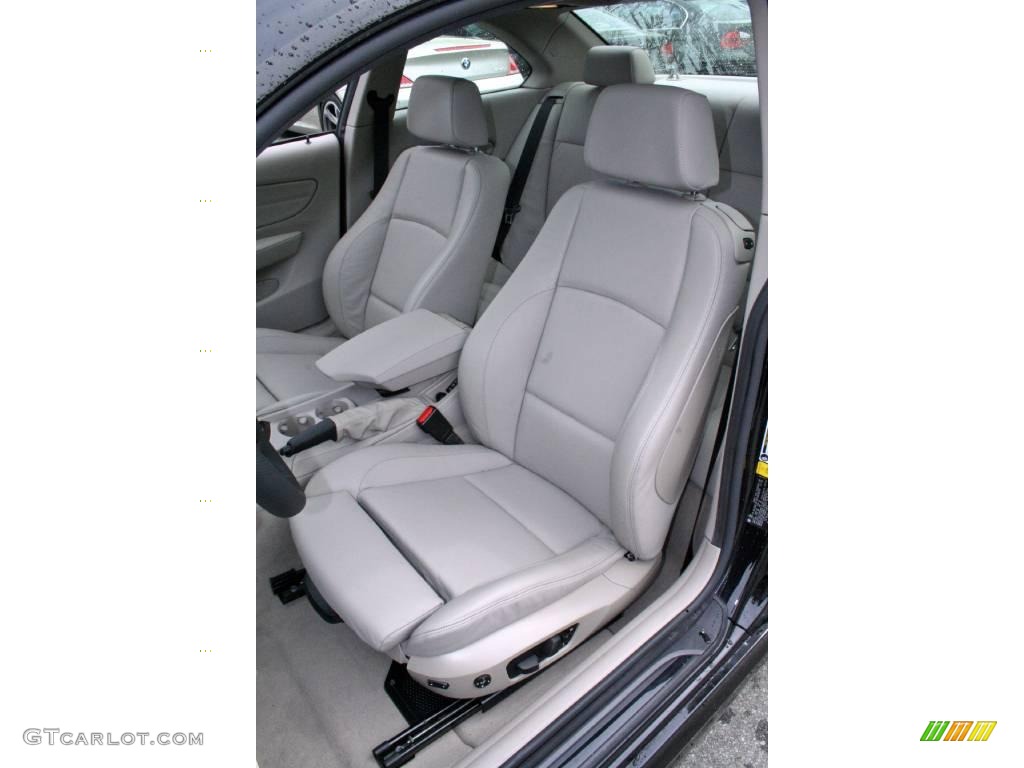 2008 1 Series 135i Coupe - Jet Black / Taupe photo #11