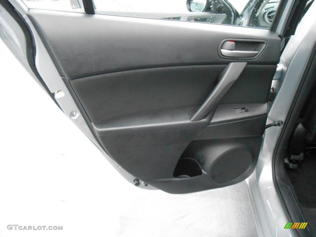 2012 Mazda MAZDA3 i Touring 4 Door Black Door Panel Photo #77099960