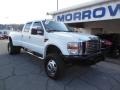 Oxford White - F350 Super Duty Lariat Crew Cab 4x4 Dually Photo No. 2