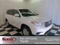 2013 Blizzard White Pearl Toyota Highlander   photo #1