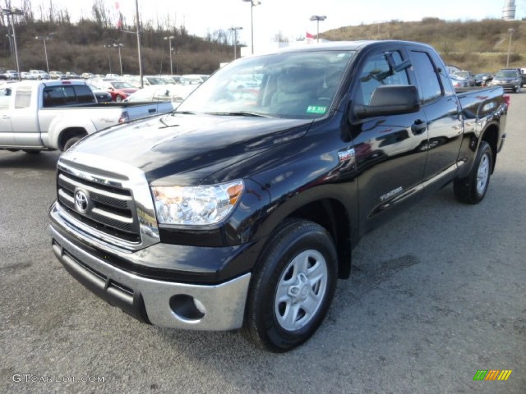 2012 Tundra Double Cab 4x4 - Black / Graphite photo #3