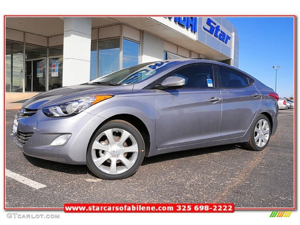 2013 Elantra Limited - Titanium Gray Metallic / Gray photo #1